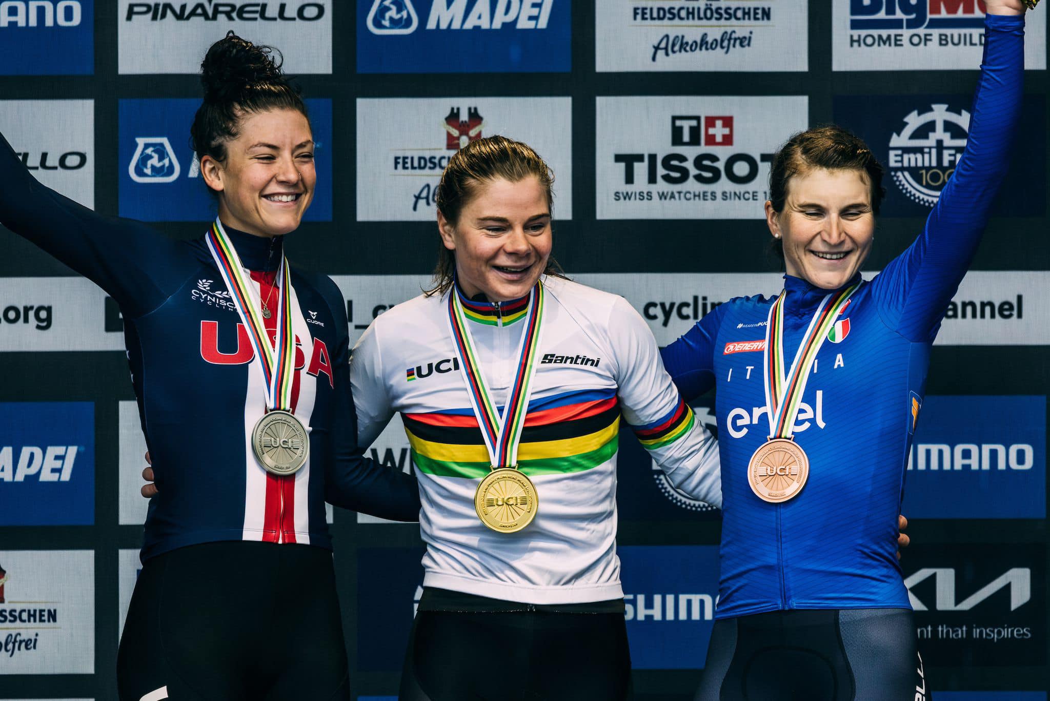 Skoro 1400 bodů UCI má Lotte Kopecky náskok před druhou Demi Vollering