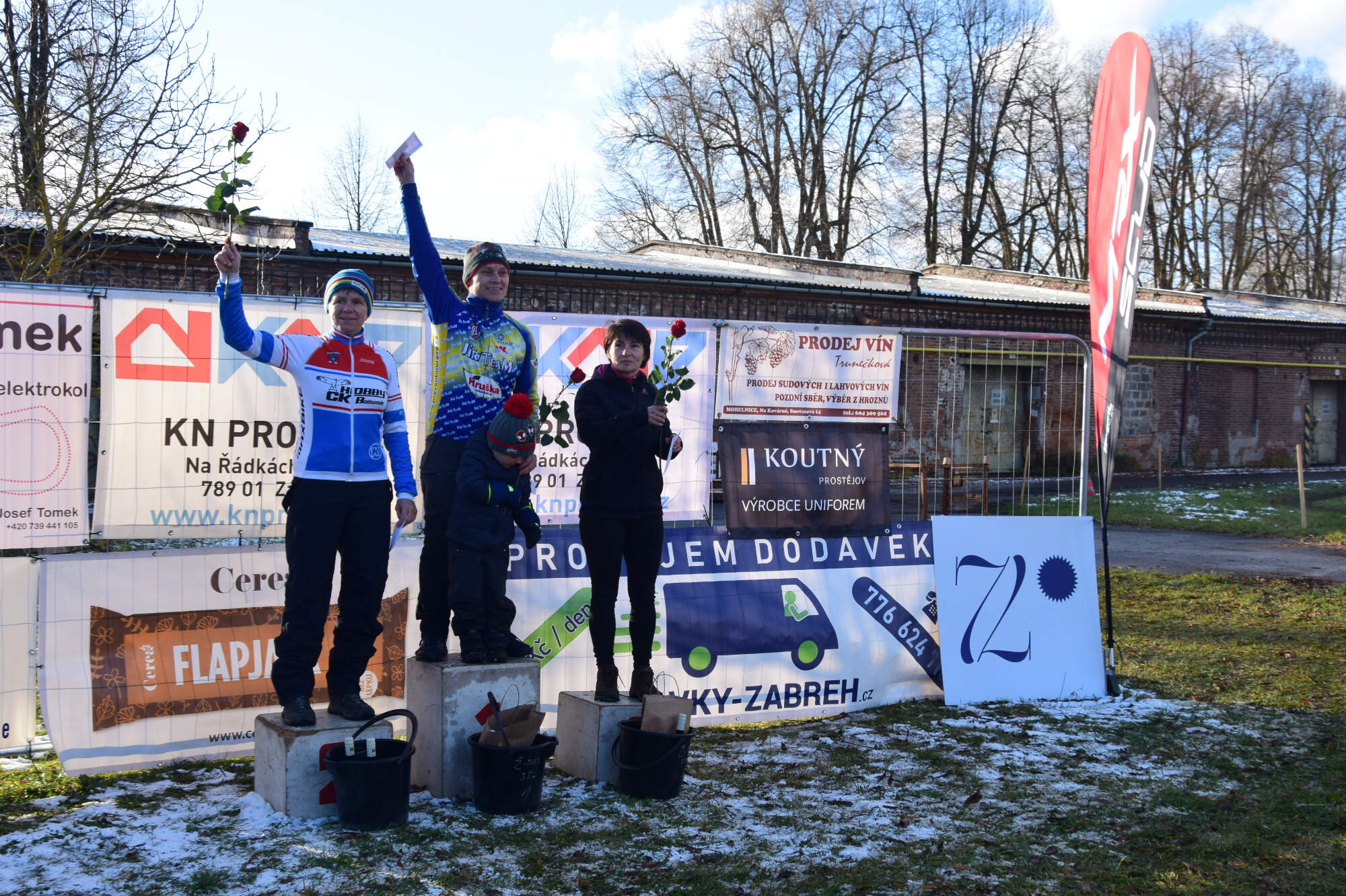 Třetí Lenka Kašparová se také učila cyklokros ve Vrbně