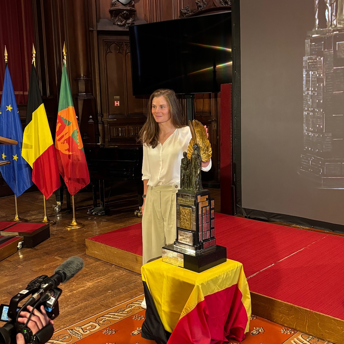 Lotte Kopecky s prestižní cenou pro nejlepšího sportovce Belgie