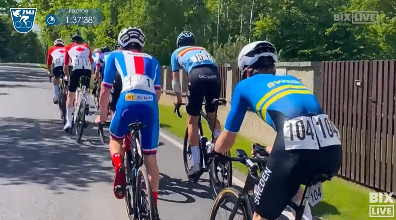 V uprchlické skupině si Matěj Piták vyspurtoval horské triko