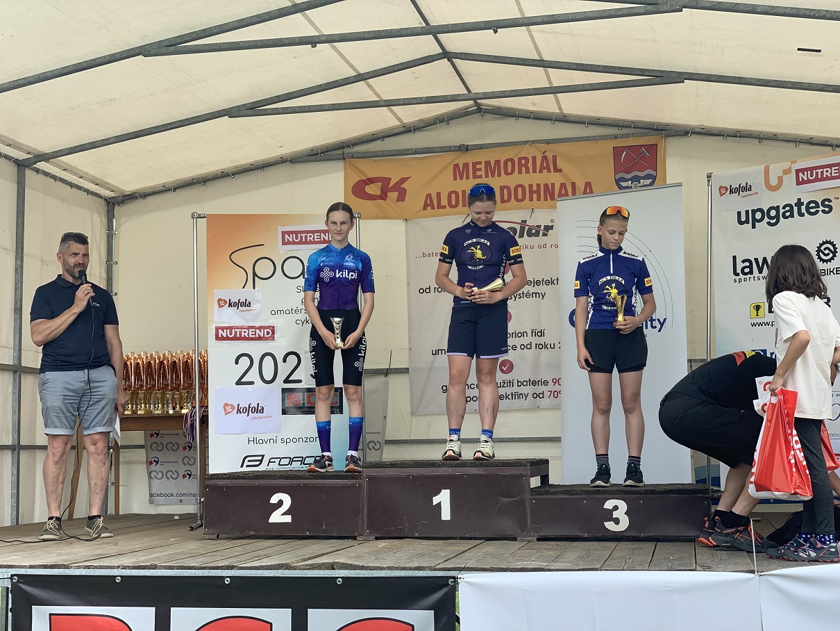 Tuplovaná bedna v Suchdole na SPACu - Terka Míčková a Lili Kohlerová