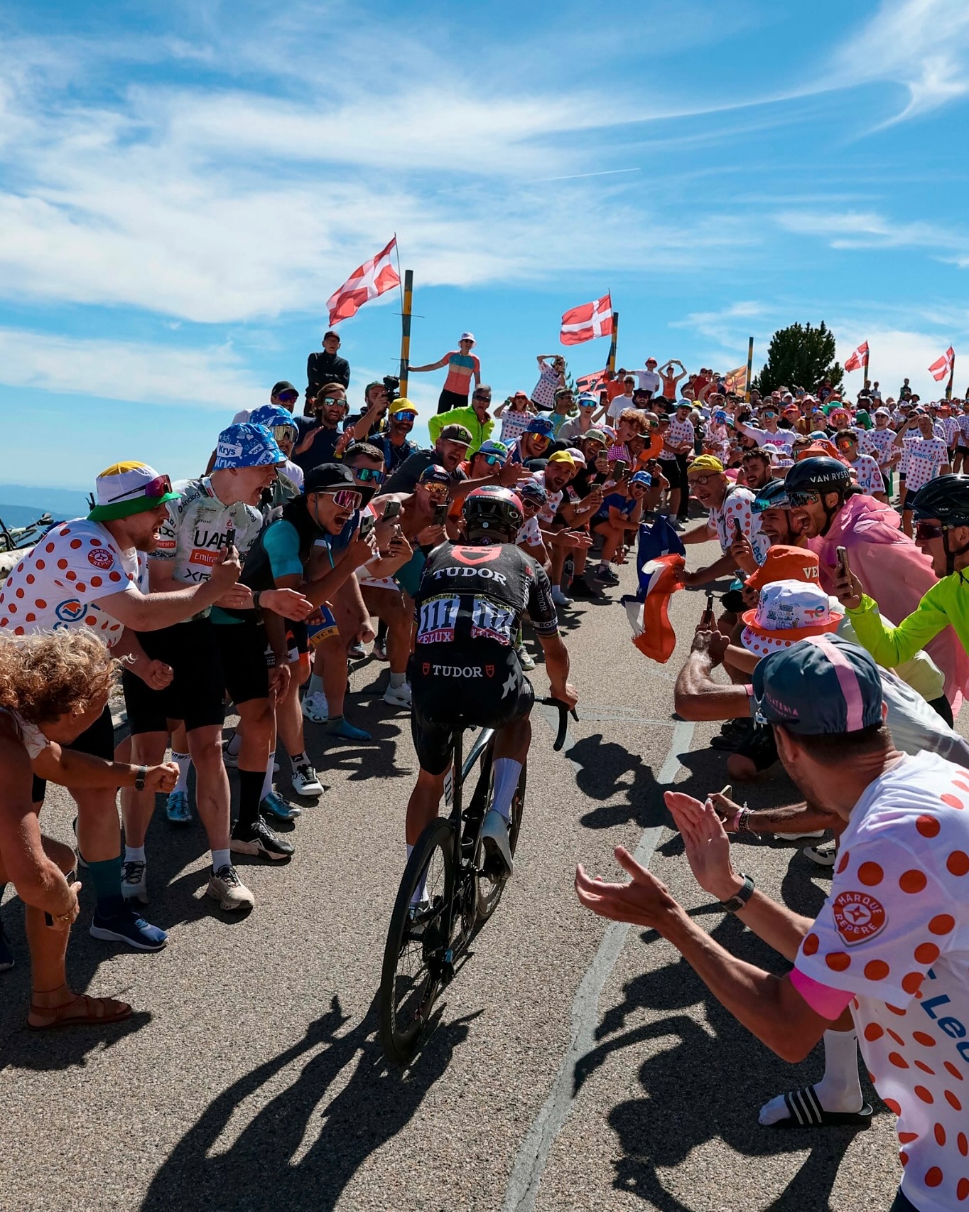 Davy byly po celých 20 km výjezdu na Mont Ventoux