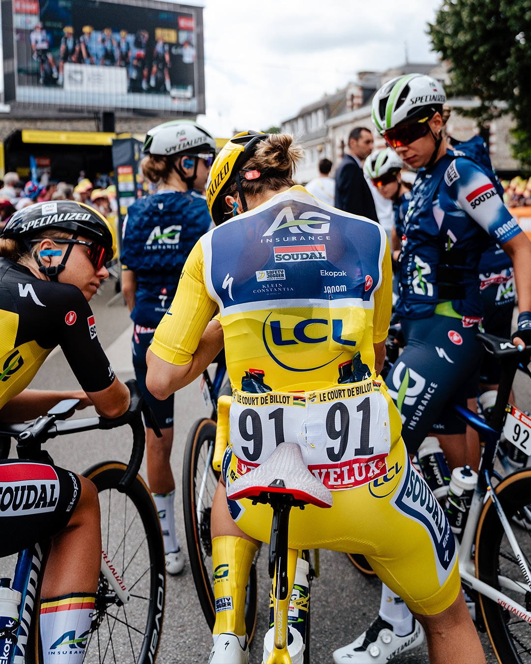 Jen na jeden den přenechala Marianne Vos žluťáka Kim le Court