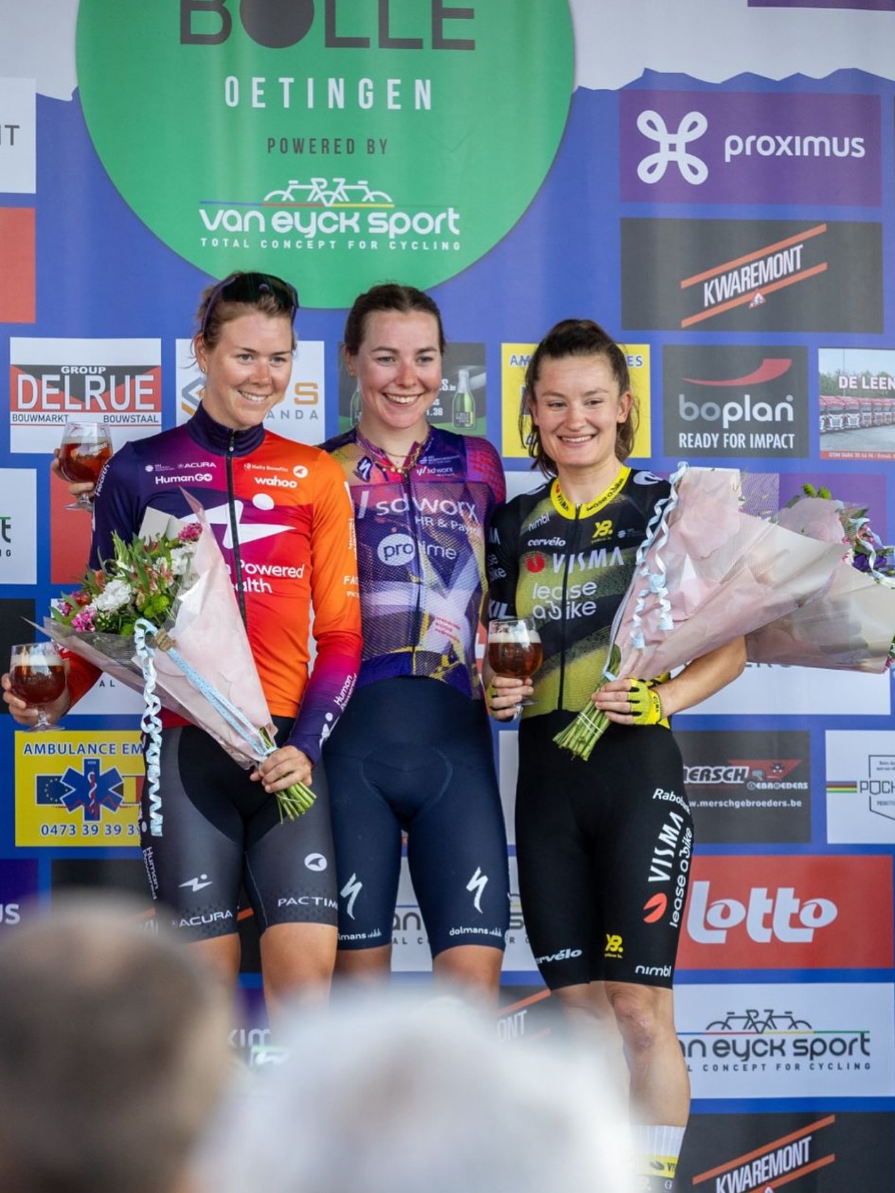 V Belgii vyhrála místní závod Femke Markus, druhá je Thalita de Jong, tu třetí nepoznávám