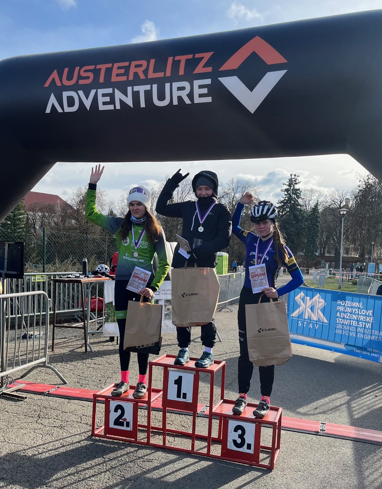 Třetí místo Terky v Austerlitz