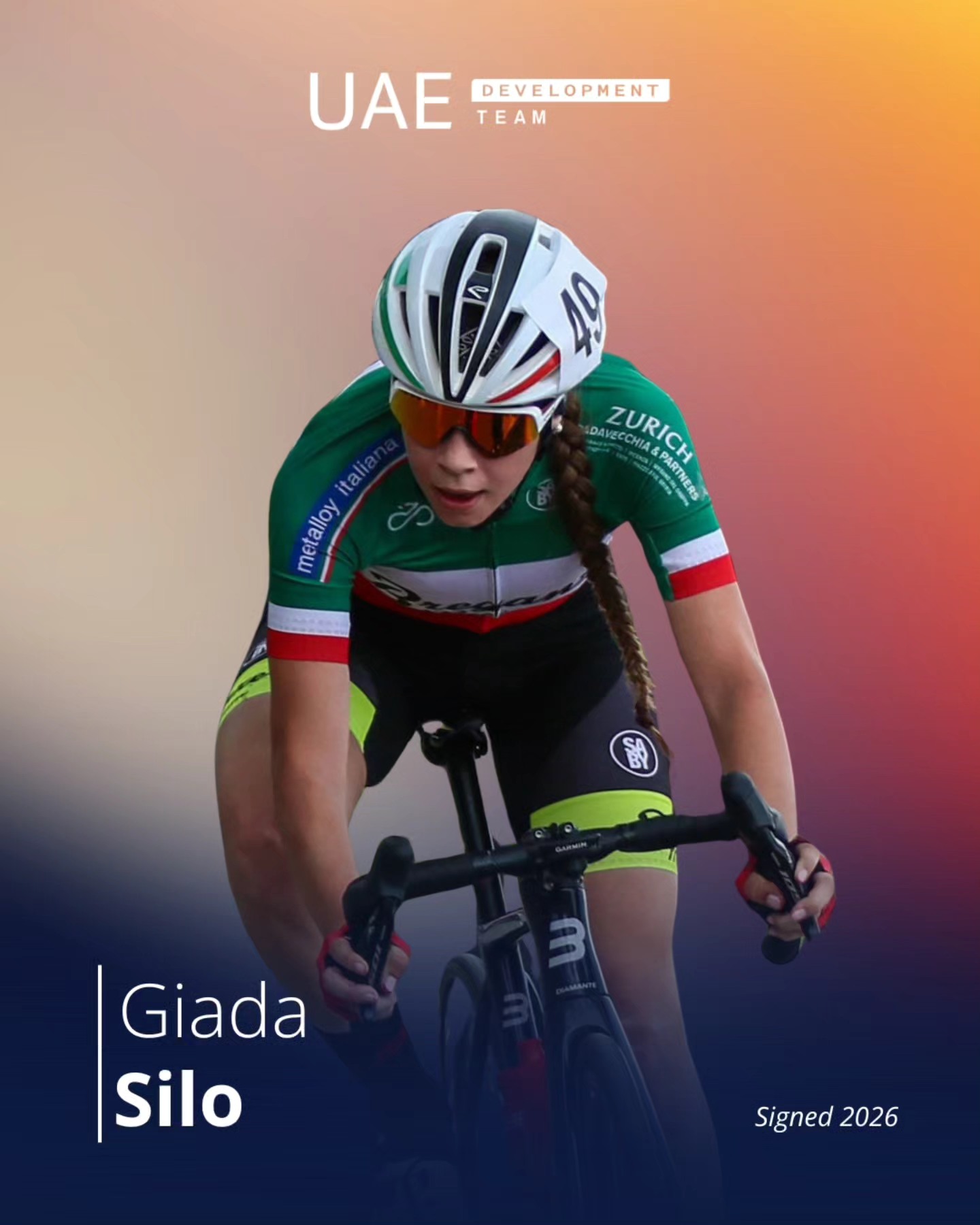 Italská juniorská mistrová do UAE